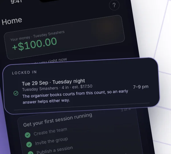 A session locked in: four in, and the estimated share